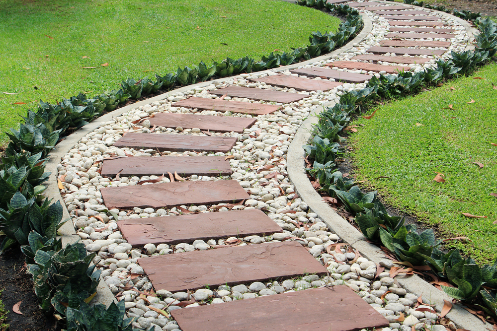 How Make Stepping Stone Walkway